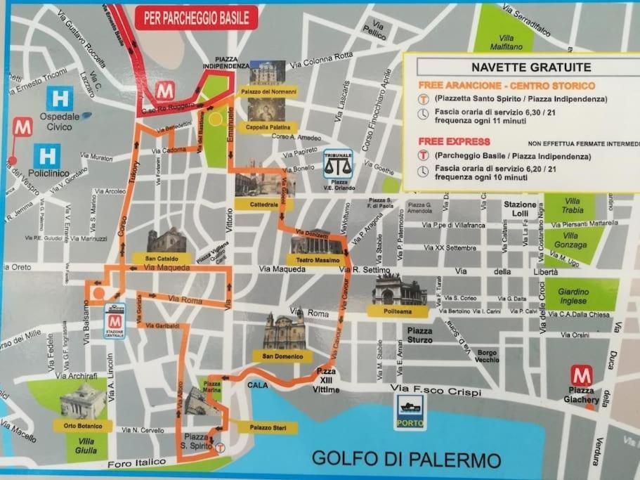 Ferienwohnung Casa Vale E Giu Palermo Exterior foto